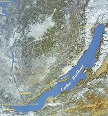 Карта Прибайкалья